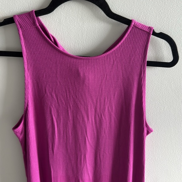 Loft Twist Back Ribbed Dress - Picture 2 of 5